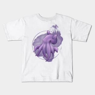 Purple Dumbo Octopus Kids T-Shirt